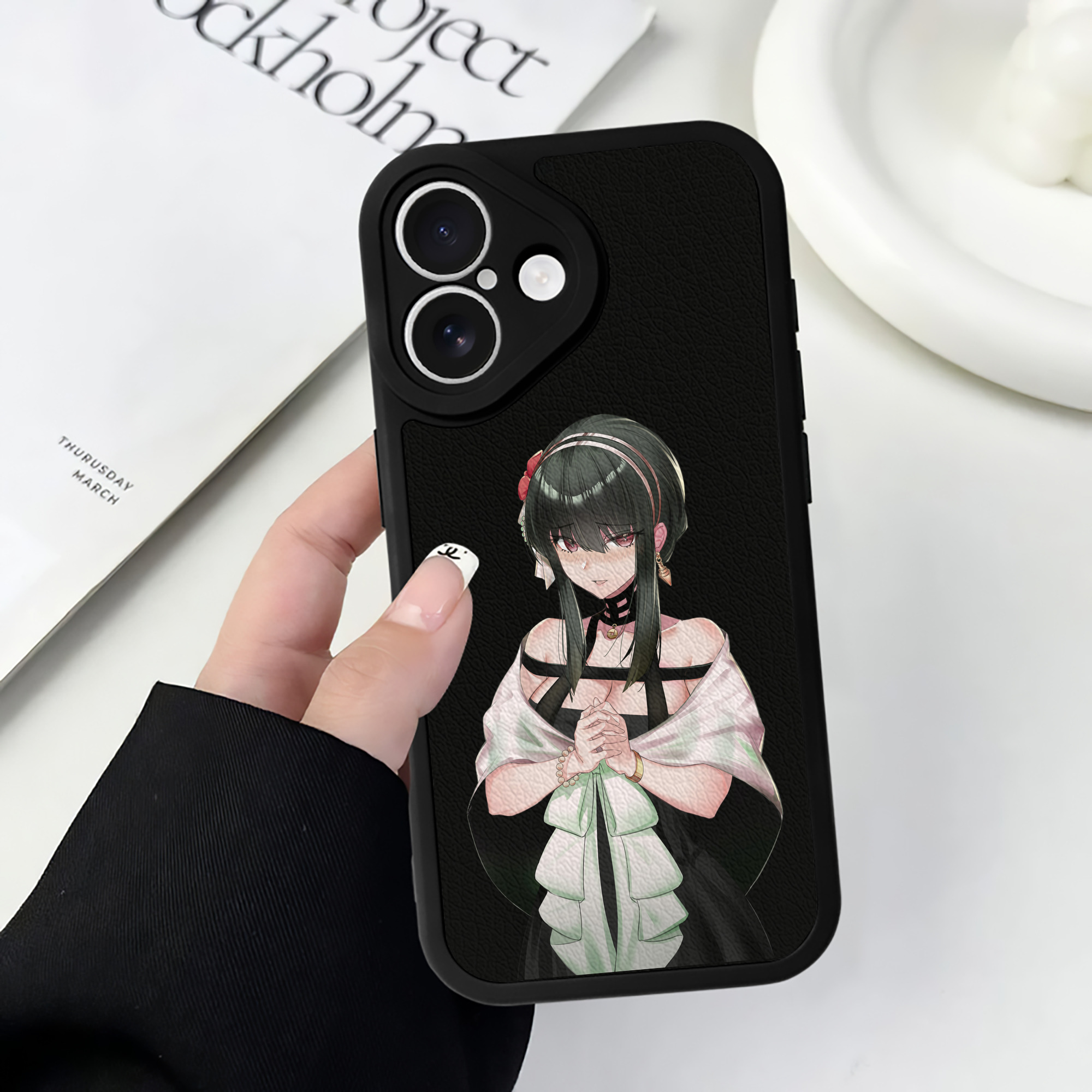 （画像用） SPY×FAMILY间谍家家酒 【iPhone 16シリーズ対応】シリコンスマホケース（レザー調） 材質：シリコン